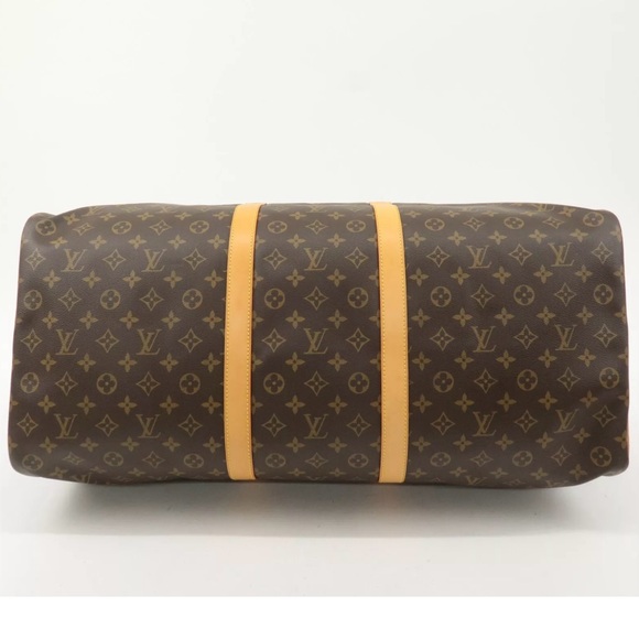 Authentic Louis Vuitton keepall 60 bandouliere travel monogram unisex with strap - Picture 4 of 11